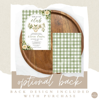 New to the Club Invitation Template