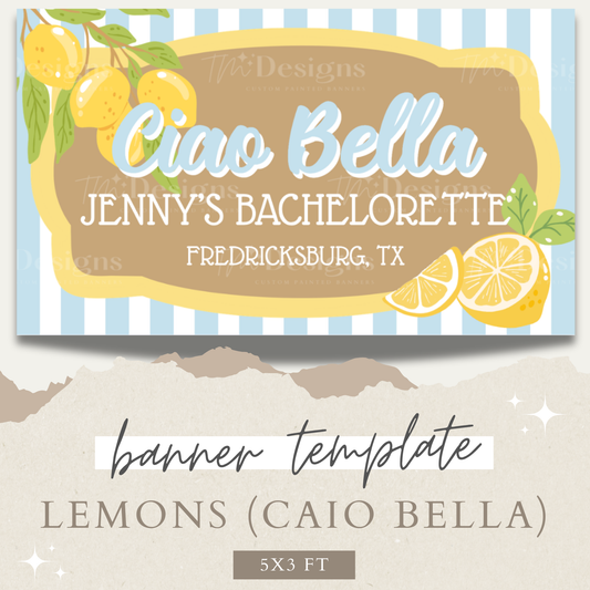 Lemons (Ciao Bella) Banner Template