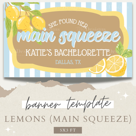 Lemons (Main Squeeze) Banner Template