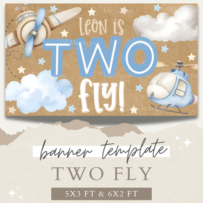 Two Fly Banner Template
