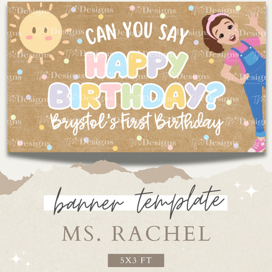Ms. Rachel Banner Template