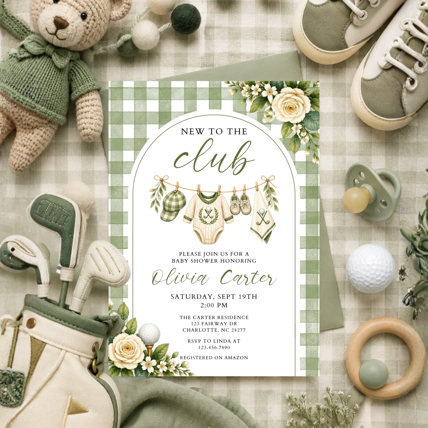 New to the Club Invitation Template