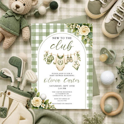 New to the Club Invitation Template