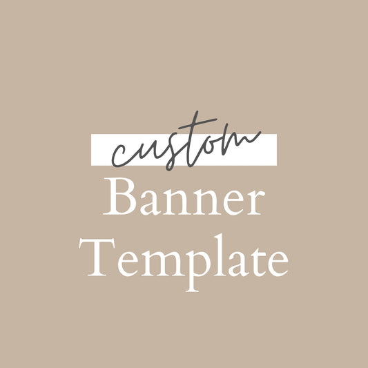Custom Banner Template