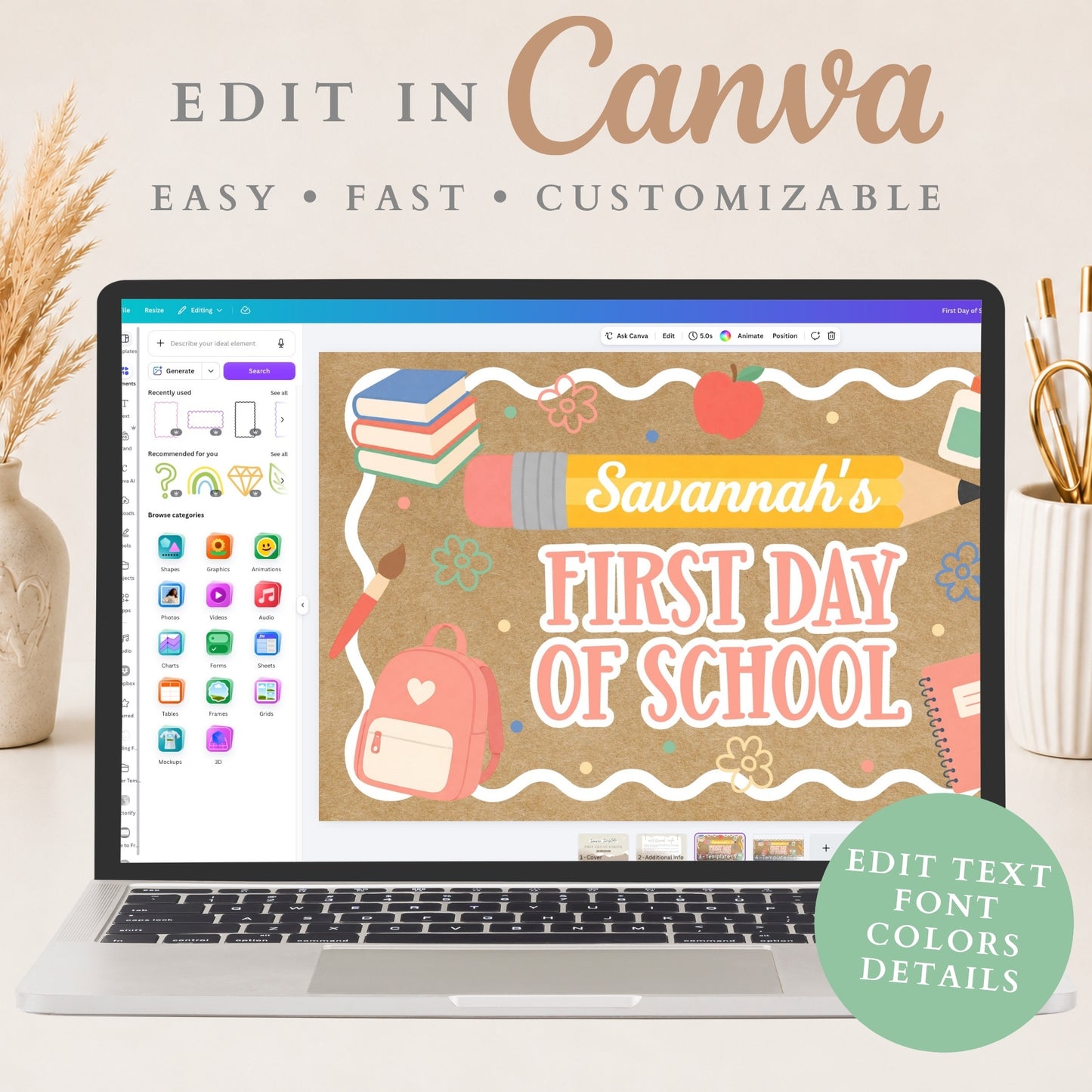 First Day of School