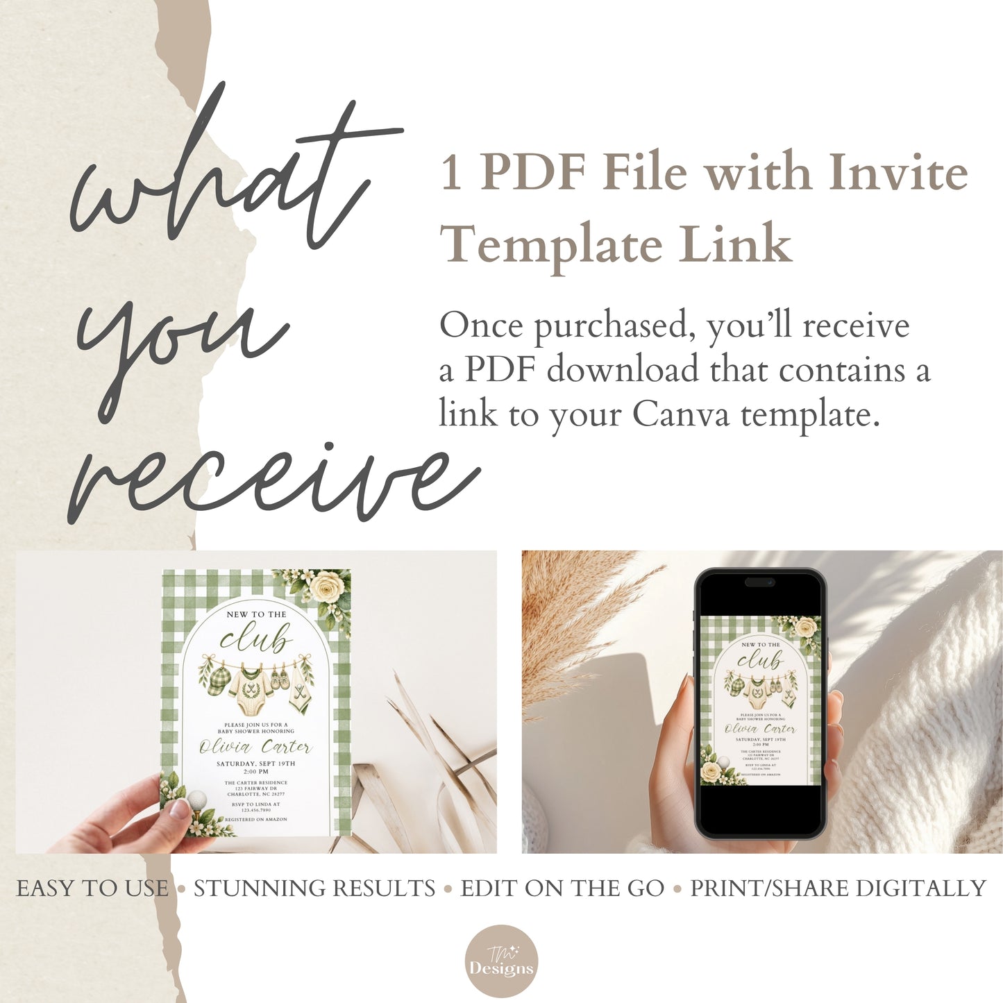New to the Club Invitation Template
