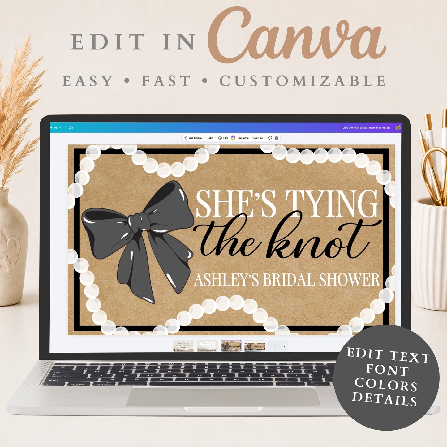 She's Tying the Knot (Black)