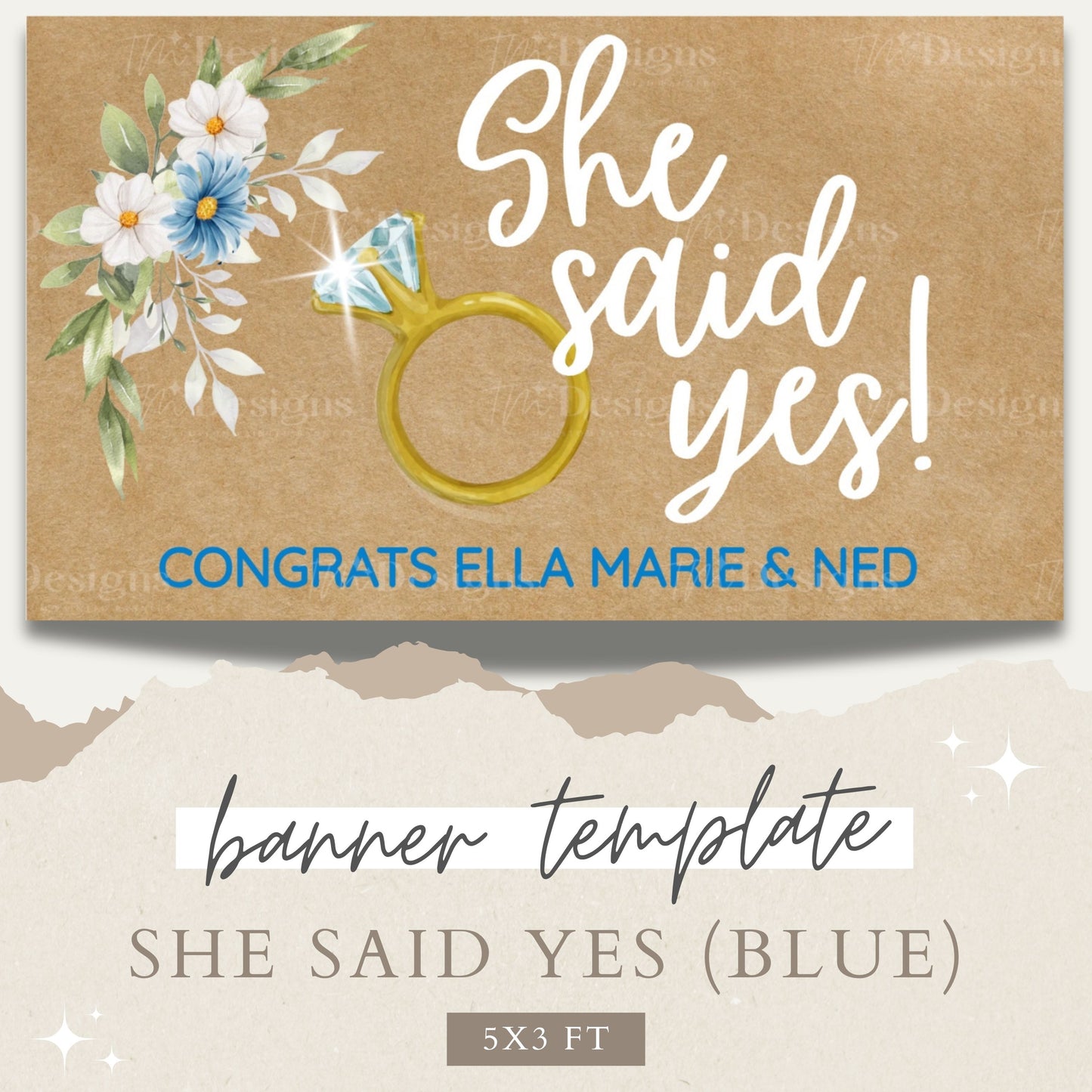 She Said Yes (Blue)