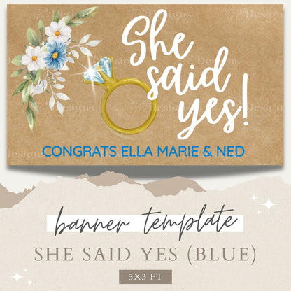 She Said Yes (Blue)