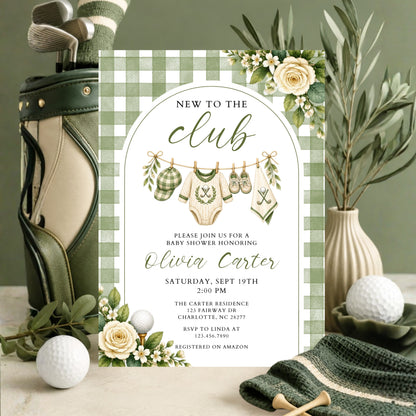 New to the Club Invitation Template